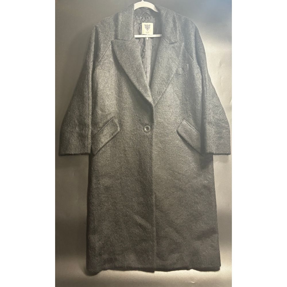 Lita By Ciara Nwot Everything Coat Wool/Mohair Blend In Black Small Msrp $898